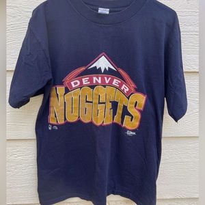Vintage Denver Nuggets navy logo t-shirt - size L